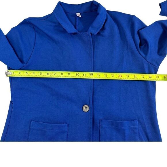 Vintage BBX Lephsnt Casual Polyester Blazer Women’s Size M - Picture 6 of 9